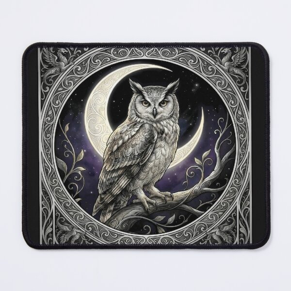 Item preview, Moonlit Owl designed and sold by JacquiTaylorArt.