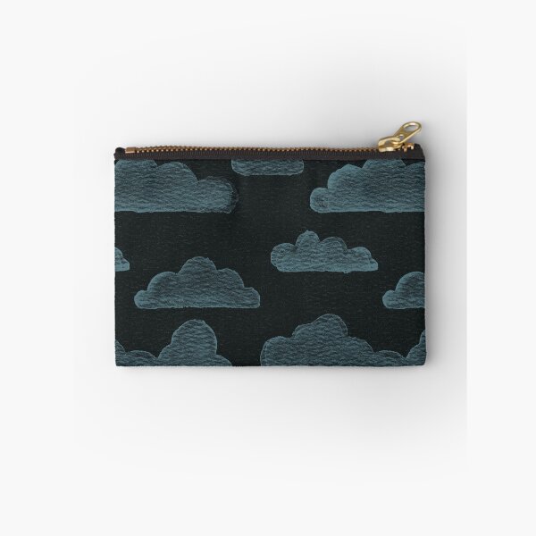 Item preview, Dreamtime Clouds Watercolor Pattern - Coal + Peacock designed and sold by Irene Estelle.