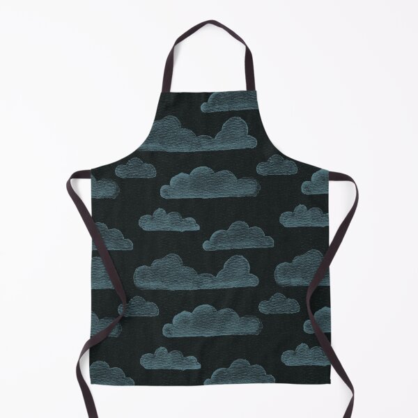 Item preview, Dreamtime Clouds Watercolor Pattern - Coal + Peacock designed and sold by Irene Estelle.