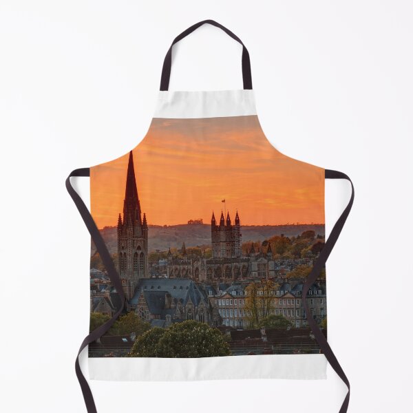 Item preview, Vibrant Sunset Cityscape Bath HDR in spring designed and sold by duncan1980uk.