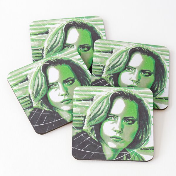 Item preview, Dana Scully Art Print — The X-Files Fan Art, 90s Sci-Fi TV Gift designed and sold by NathanRuchArt.