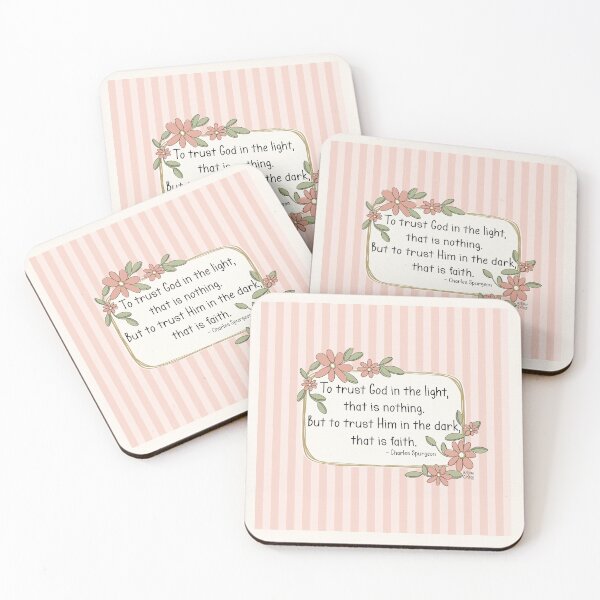 Item preview, Trust God Charles Spurgeon Quote designed and sold by Willow & Grace Designs.
