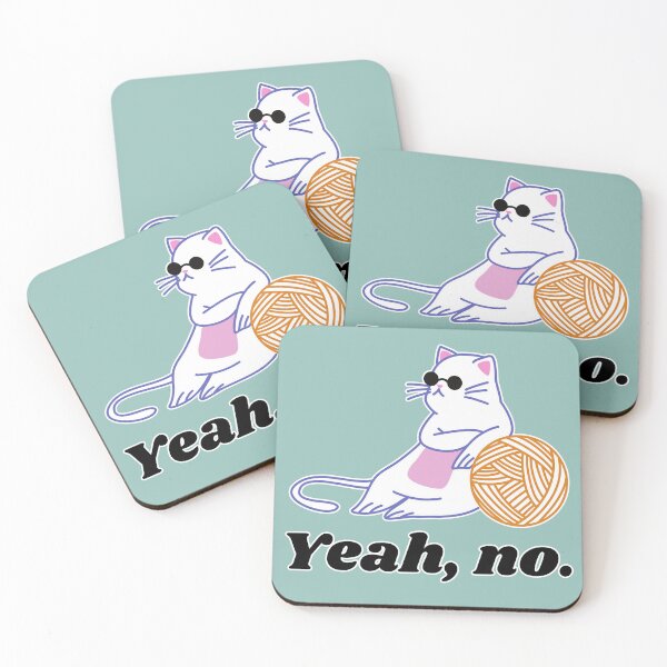 Item preview, Yeah no cat design designed and sold by CarefulCreation.
