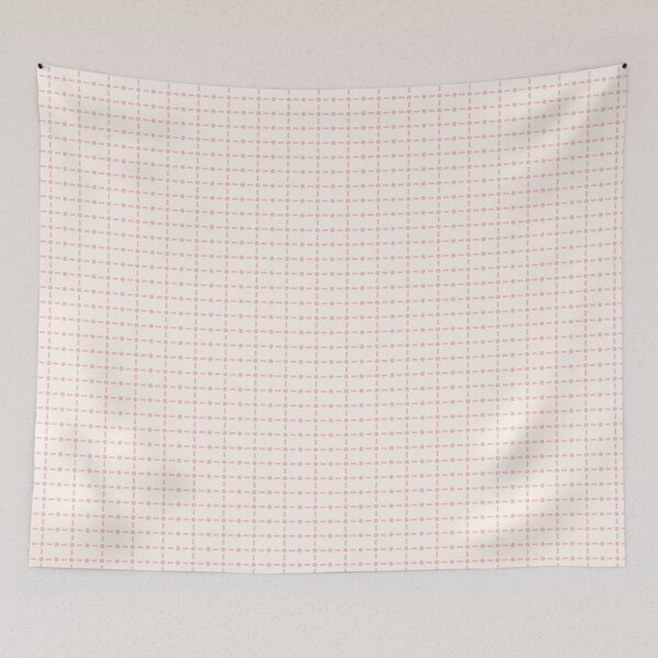Item preview, Baby pink & seashell grid designed and sold by Mint + Midnight.