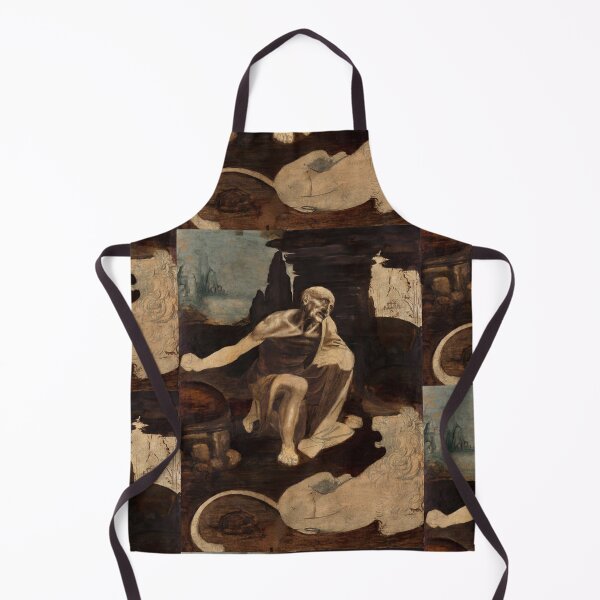 Item preview, Leonardo da Vinci Saint Jerome in the Wilderness Renaissance Religious Art Poster designed and sold by artofuniverse.