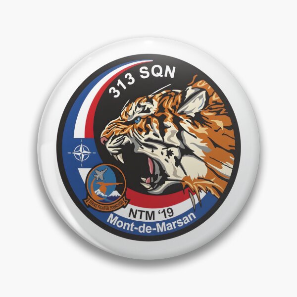 Item preview, 313 SQN NATO Tiger Meet 2019 Patch designed and sold by CharlieDesings.