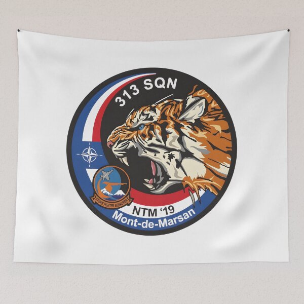 Item preview, 313 SQN NATO Tiger Meet 2019 Patch designed and sold by CharlieDesings.