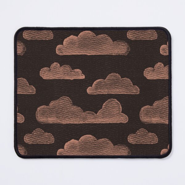 Item preview, Dreamtime Clouds Watercolor Pattern - Coal + Coral designed and sold by Irene Estelle.