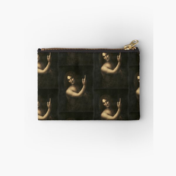 Item preview, Saint John the Baptist by Leonardo da Vinci | High Renaissance Religious Portrait Print designed and sold by artofuniverse.