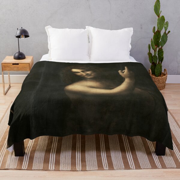 Item preview, Saint John the Baptist by Leonardo da Vinci | High Renaissance Religious Portrait Print designed and sold by artofuniverse.