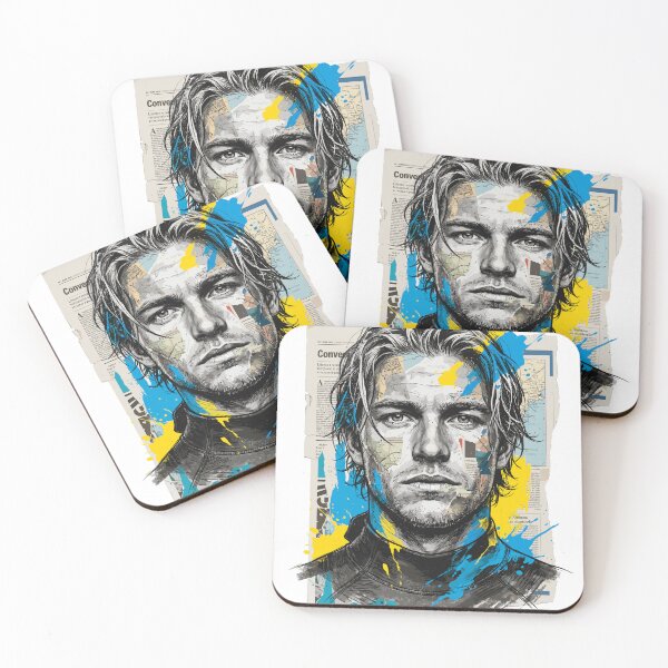 Item preview, Artistic Portrait of a Surfer in a Wetsuit designed and sold by TaruHonu.