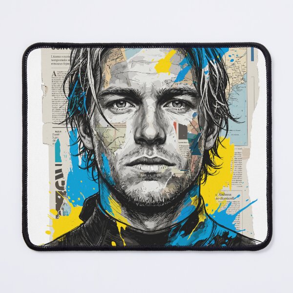Item preview, Artistic Portrait of a Surfer in a Wetsuit designed and sold by TaruHonu.