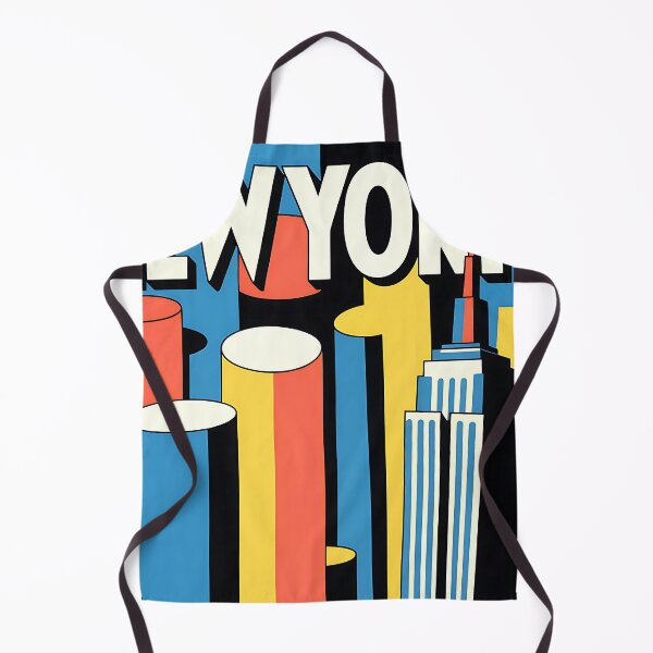 Item preview, New York - Empire State - Vintage travel poster in the style of Fernand Léger designed and sold by PrintableTravel.