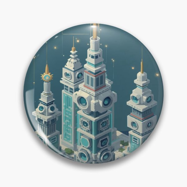 Item preview, The Blue City designed and sold by AbstractAnom.
