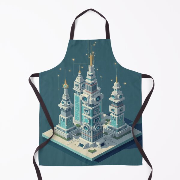 Item preview, The Blue City designed and sold by AbstractAnom.
