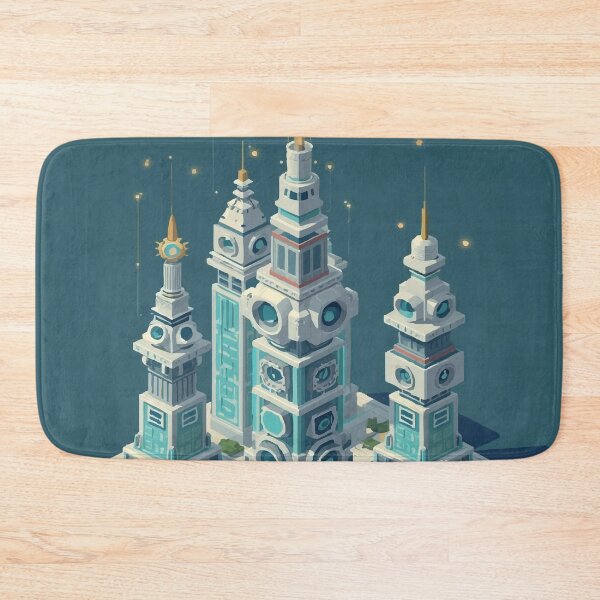Item preview, The Blue City designed and sold by AbstractAnom.
