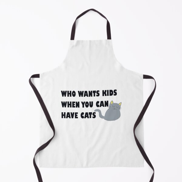 Item preview, Who Wants Kids When You Can Have Cats (Grey Cat) (Transparent Background) designed and sold by Designs by Sara Felton.