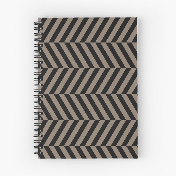Item preview, Black And Taupe Herringbone Pattern designed and sold by pattern-archive.