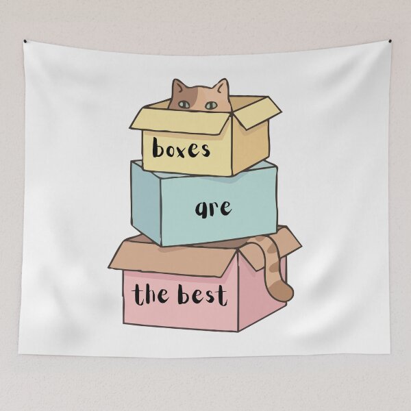 Item preview, Boxes Are The Best. designed and sold by Dinasshop.