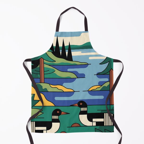 Item preview, Minnesota - Land of 10000 Lakes - Vintage travel poster in the style of Fernand Léger designed and sold by PrintableTravel.
