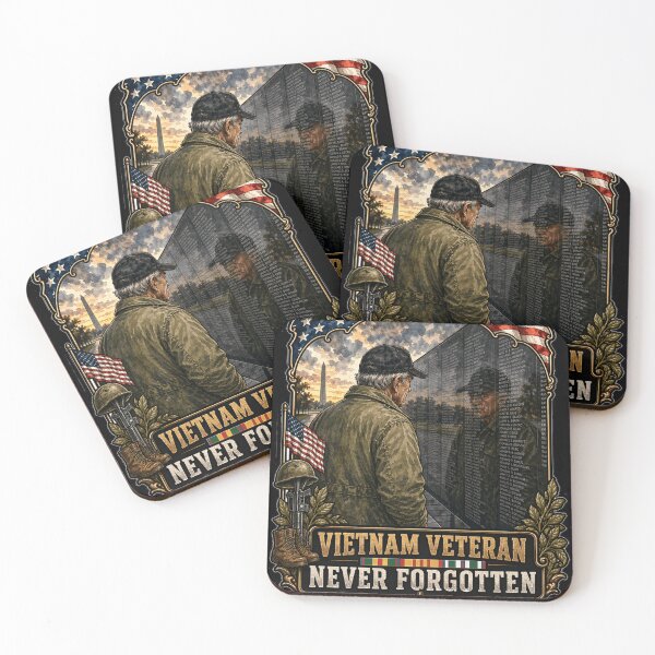 Item preview, Vietnam War Veterans Design Vietnam Veteran Never Forgotten designed and sold by fantasticdesign.