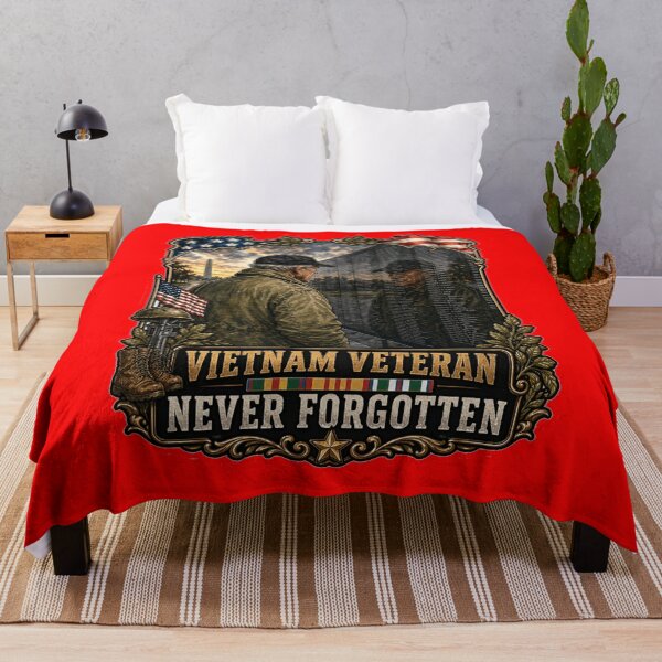 Item preview, Vietnam War Veterans Design Vietnam Veteran Never Forgotten designed and sold by fantasticdesign.