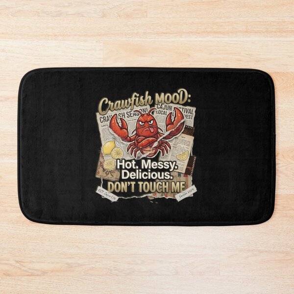 Item preview, Angry Crawfish Mood Don't Touch Me Funny Cajun Boil T-Shirt Design Graphic  designed and sold by justyna-s28.