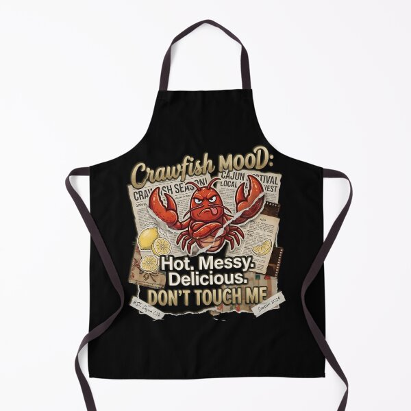 Item preview, Angry Crawfish Mood Don't Touch Me Funny Cajun Boil T-Shirt Design Graphic designed and sold by justyna-s28.