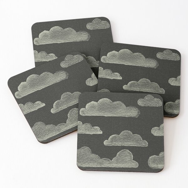 Item preview, Dreamtime Clouds Watercolor Pattern - Coal + Tea designed and sold by Irene Estelle.