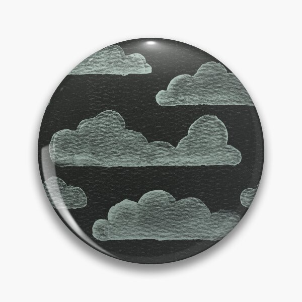 Item preview, Dreamtime Clouds Watercolor Pattern - Coal + Mint designed and sold by Irene Estelle.