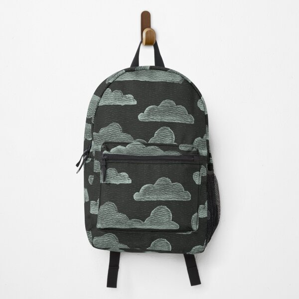 Item preview, Dreamtime Clouds Watercolor Pattern - Coal + Mint designed and sold by Irene Estelle.