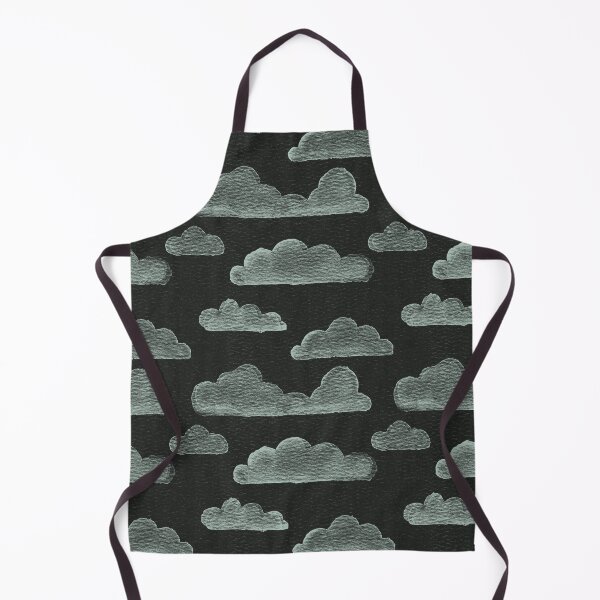 Item preview, Dreamtime Clouds Watercolor Pattern - Coal + Mint designed and sold by Irene Estelle.