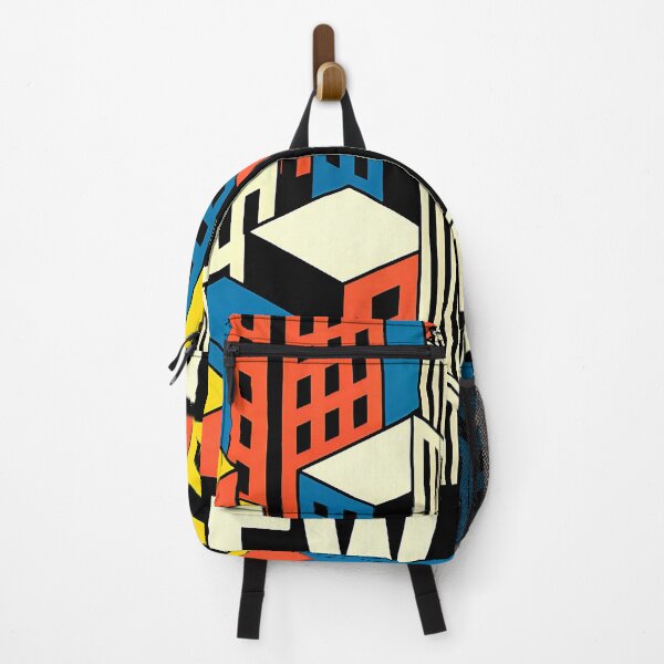 Item preview, New York - Empire State - Vintage travel poster in the style of Fernand Léger designed and sold by PrintableTravel.