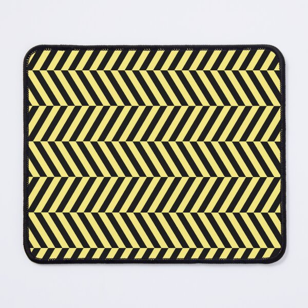 Item preview, Black And Yellow Herringbone Pattern designed and sold by pattern-archive.