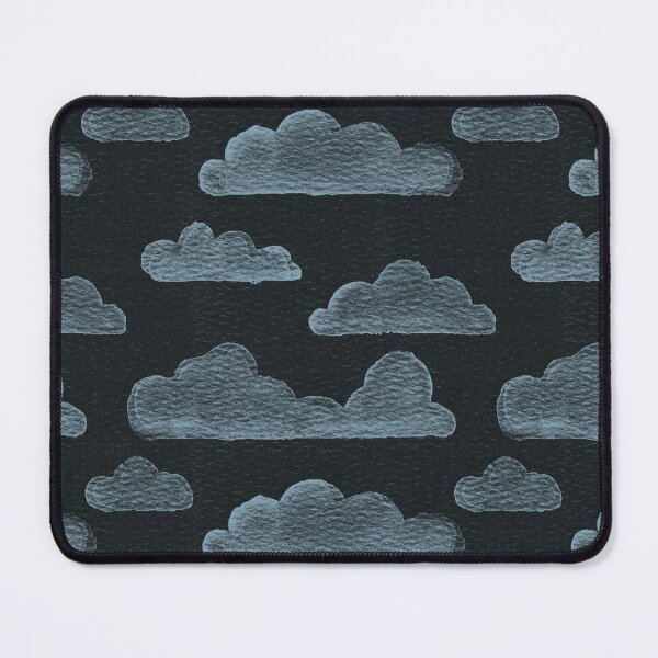 Item preview, Dreamtime Clouds Watercolor Pattern - Coal + Sky designed and sold by Irene Estelle.