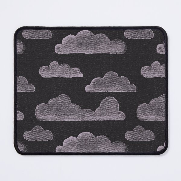 Item preview, Dreamtime Clouds Watercolor Pattern - Coal + Dust designed and sold by Irene Estelle.