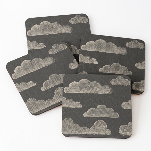 Item preview, Dreamtime Clouds Watercolor Pattern - Coal + Dove designed and sold by Irene Estelle.