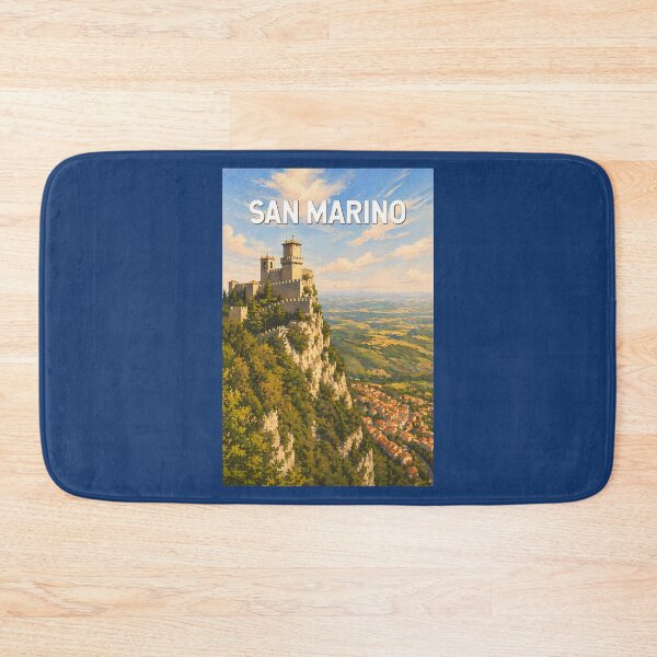 Item preview, San Marino Illustration Travel Art Vintage designed and sold by KrisSidDesigns.