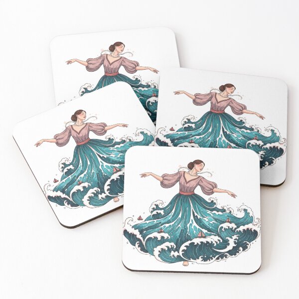 Item preview, Ocean Dress Woman Surreal Art designed and sold by AbanoubStore.