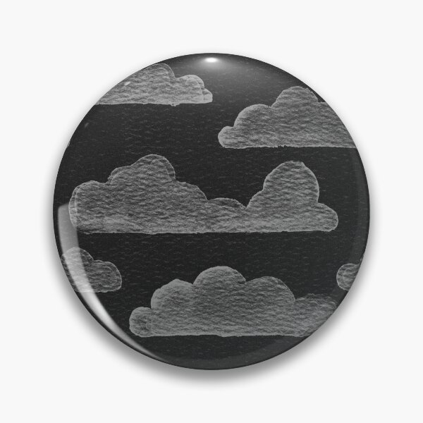 Item preview, Dreamtime Clouds Watercolor Pattern - Coal + Fog designed and sold by Irene Estelle.