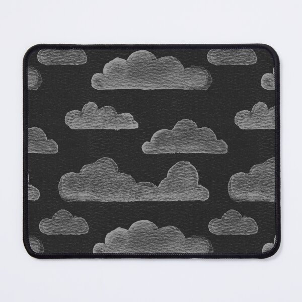Item preview, Dreamtime Clouds Watercolor Pattern - Coal + Fog designed and sold by Irene Estelle.