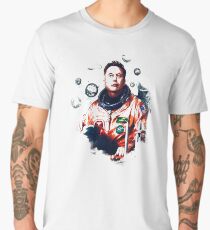 Astronaut Elon Musk Men's Premium T-Shirt