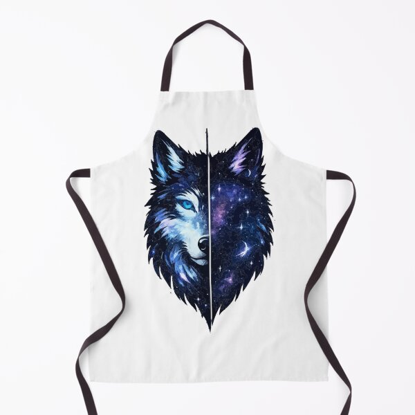 Item preview, Galaxy Wolf Split Face Design designed and sold by PINK FREE.