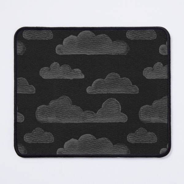 Item preview, Dreamtime Clouds Watercolor Pattern - Coal + Slate designed and sold by Irene Estelle.