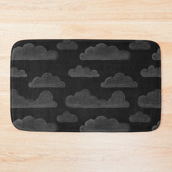Item preview, Dreamtime Clouds Watercolor Pattern - Coal + Slate designed and sold by Irene Estelle.