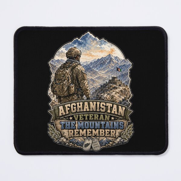 Item preview, Enduring Freedom  Afghanistan Veteran The Mountains Remember designed and sold by fantasticdesign.