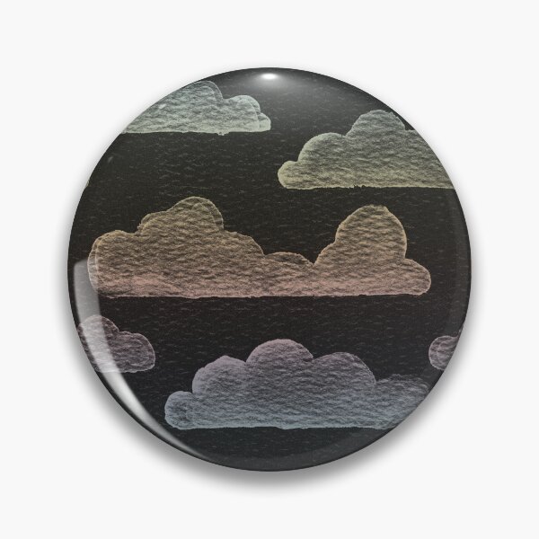 Item preview, Dreamtime Clouds Watercolor Pattern - Coal + Rainbow Sorbet designed and sold by Irene Estelle.