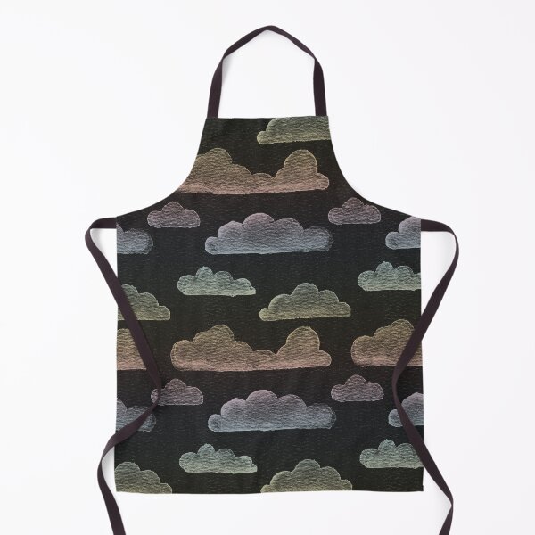 Item preview, Dreamtime Clouds Watercolor Pattern - Coal + Rainbow Sorbet designed and sold by Irene Estelle.