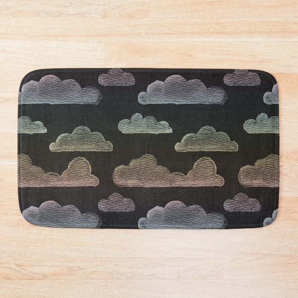 Item preview, Dreamtime Clouds Watercolor Pattern - Coal + Rainbow Sorbet designed and sold by Irene Estelle.