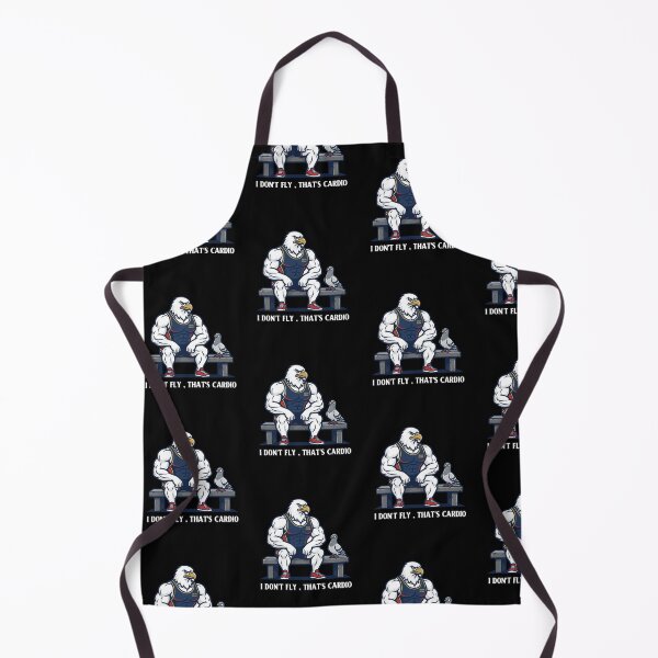 Item preview, I Don't Fly That's Cardio Funny bald eagle Gym Meme fitness designed and sold by Dziridesign.